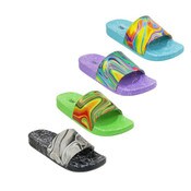 Wholesale - *OUTSIDE OF CA* WOMEN MARBLE SLIDE SANDAL 4-ASST COLORS/5-ASST SIZE C/P 40, UPC: 121051147152